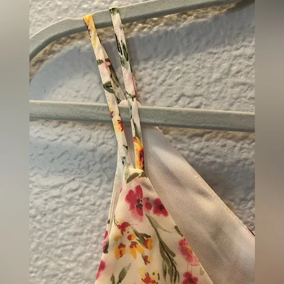 Romeo & Juliet Couture Floral Handkerchief Hem Slip Dress - Picture 11 of 14